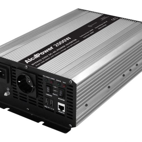 Inverter 2000 w 12v onda sinusoidale e caricabatteria con funzione bypass ups