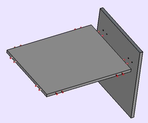 esempio di spinatura per costruzione mobilio kit